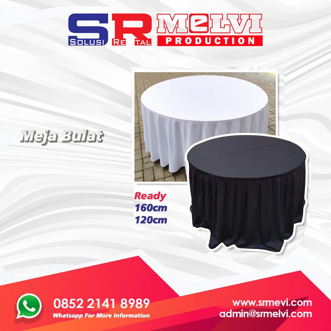 Sewa Meja Bulat