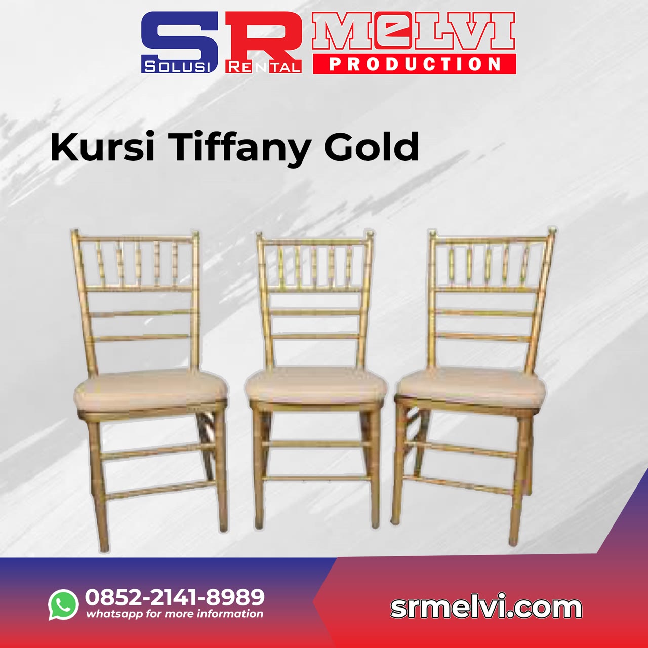 Sewa Kursi Tiffany Gold untuk event