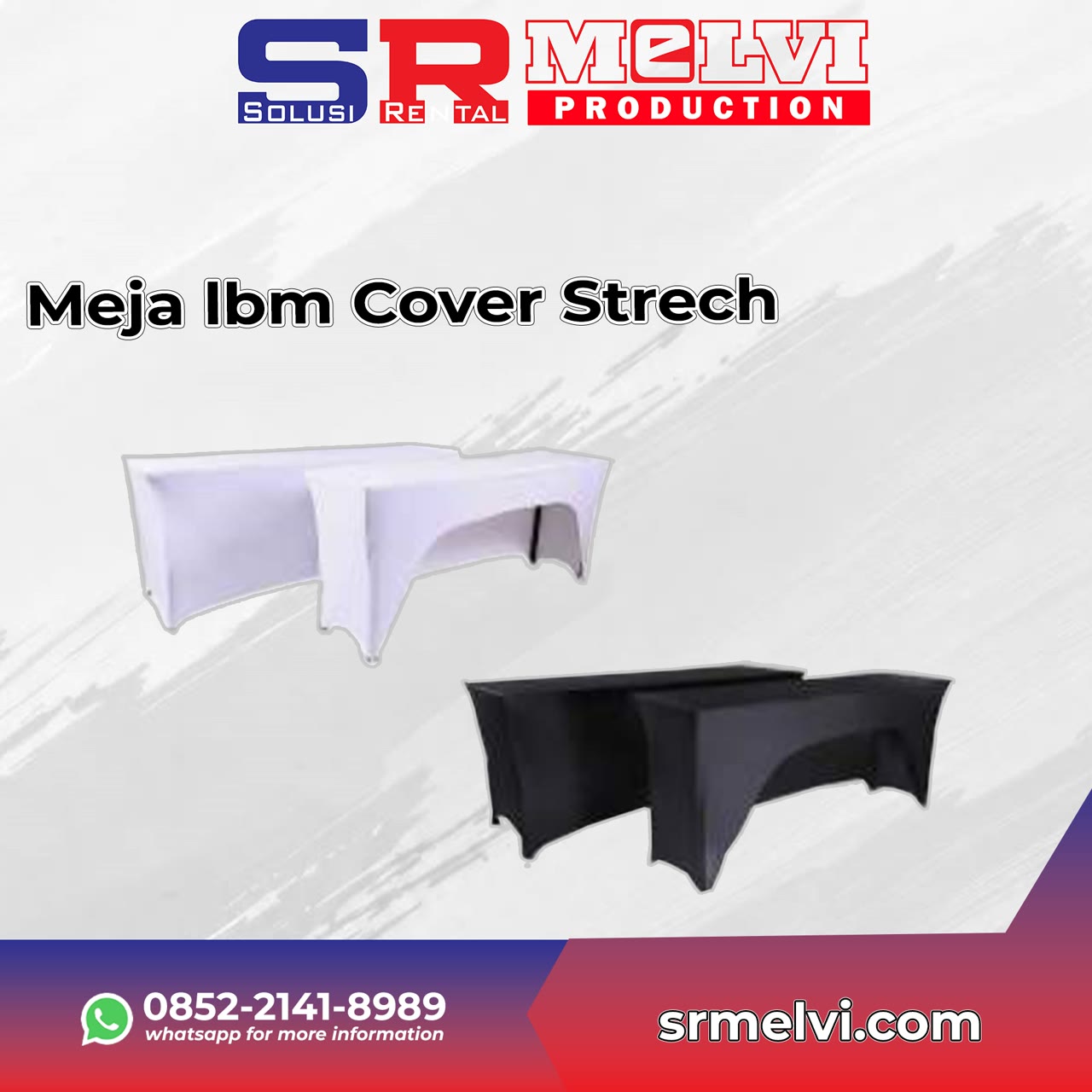 Sewa Meja IBM Cover Stretch