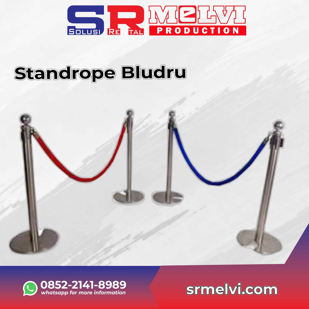 Sewa Standrope Blundru Tiang Silver