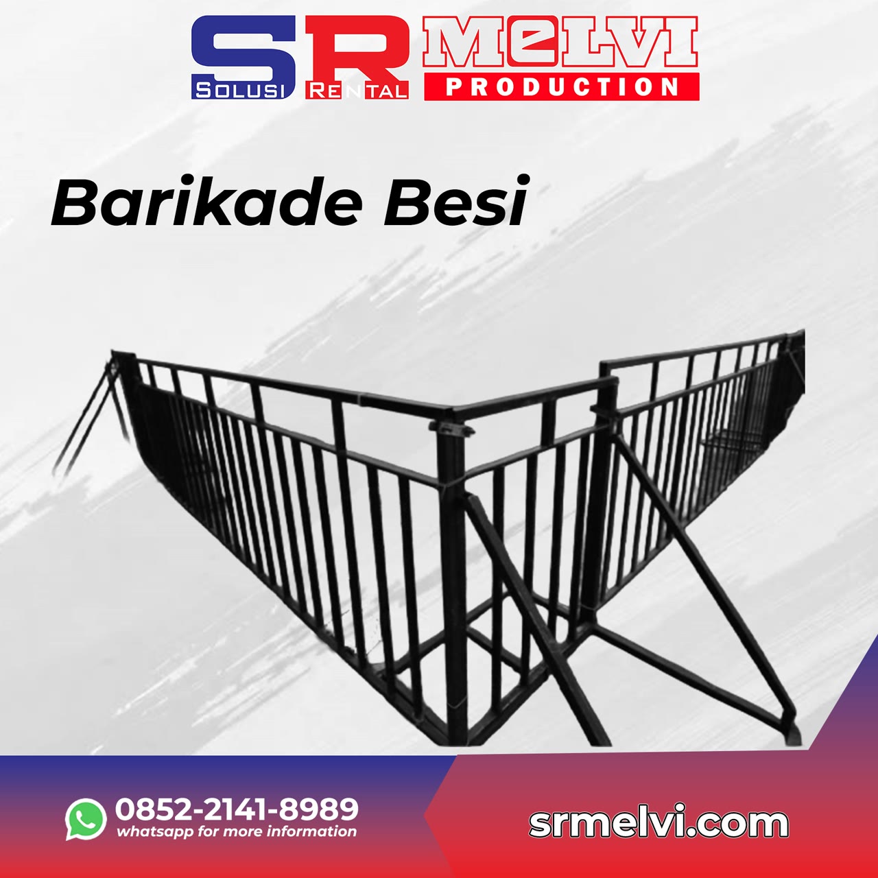 Sewa Barikade Besi