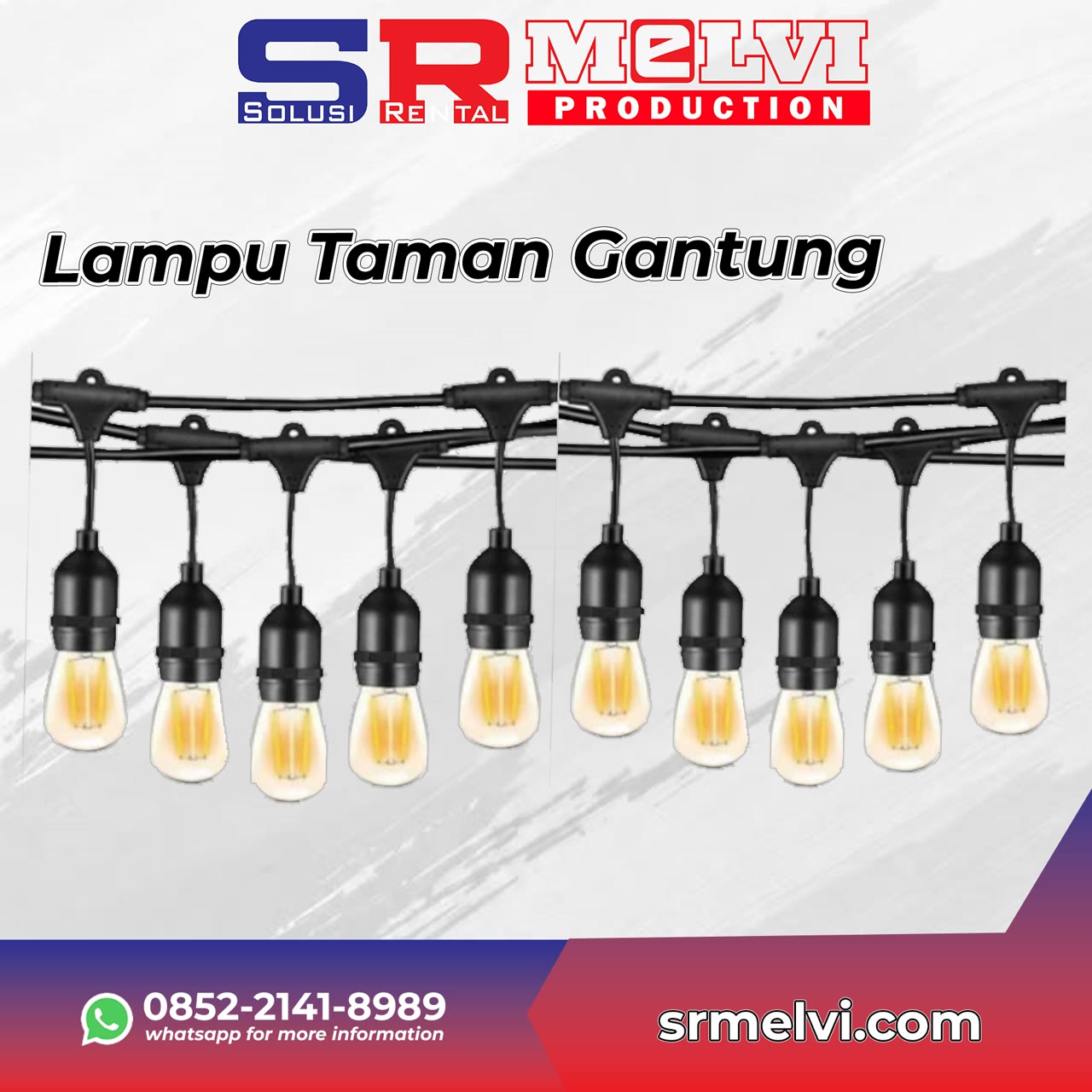 Sewa Lampu Taman Gantung