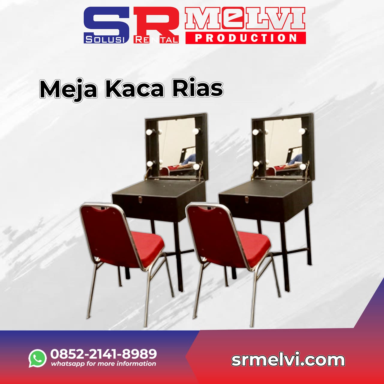 Sewa Meja Kaca Rias