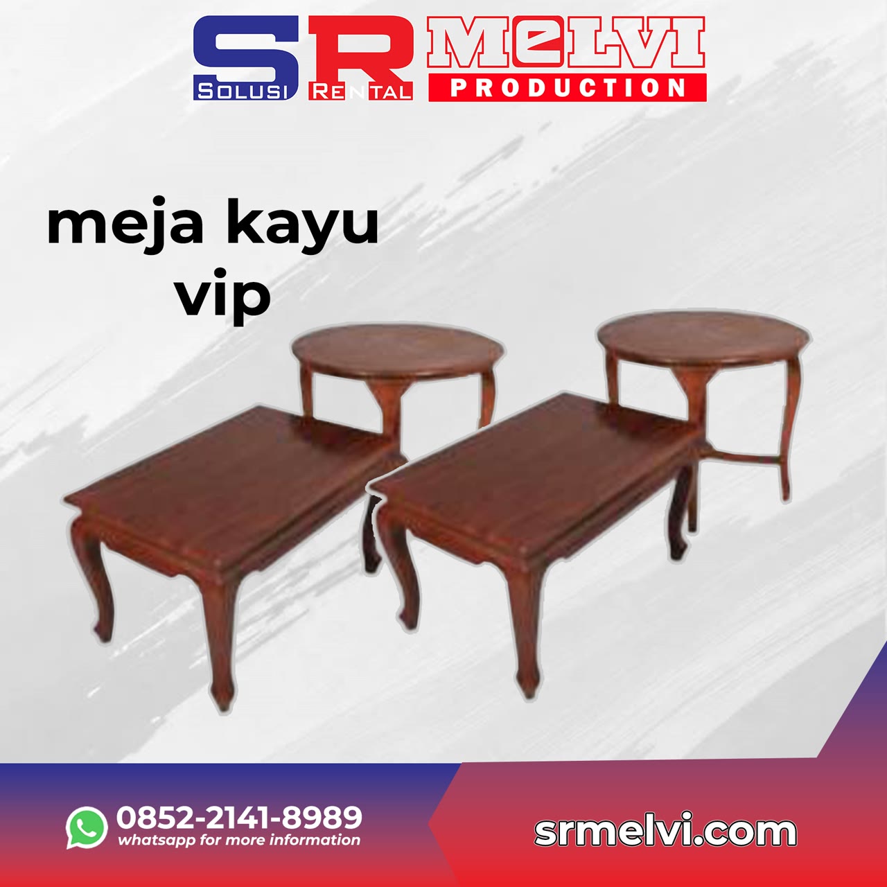 Sewa Meja Kayu VIP