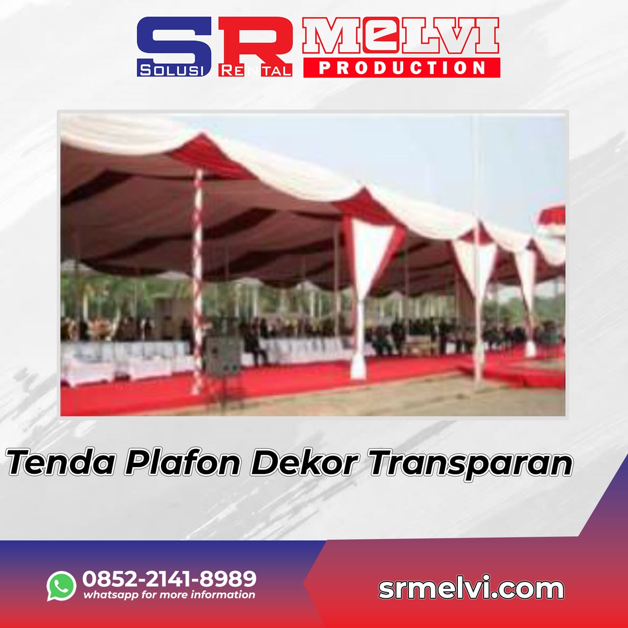 Sewa Tenda Plafon Dekor Transparan