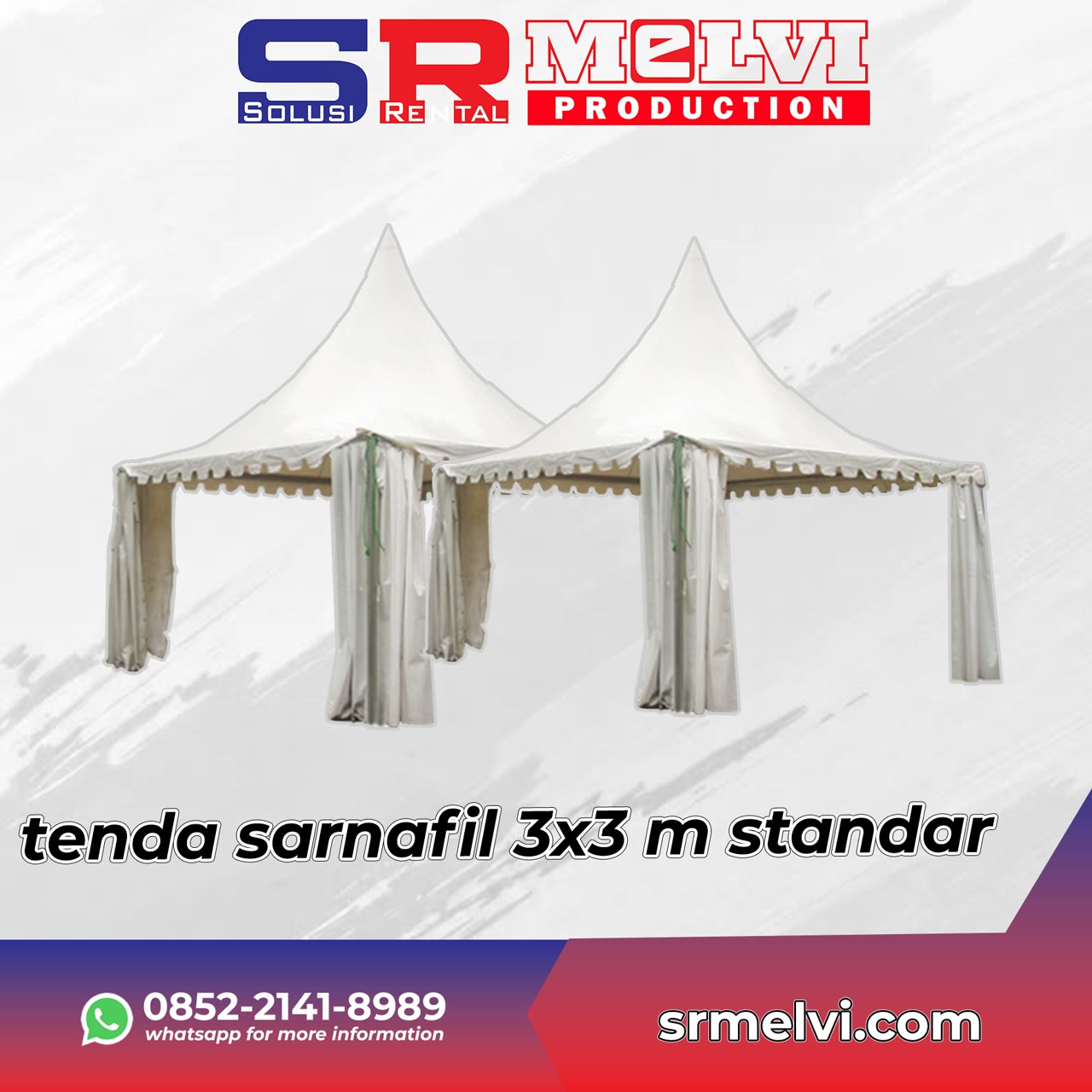 Sewa Tenda Sarnafil 3x3 M Standar untuk event