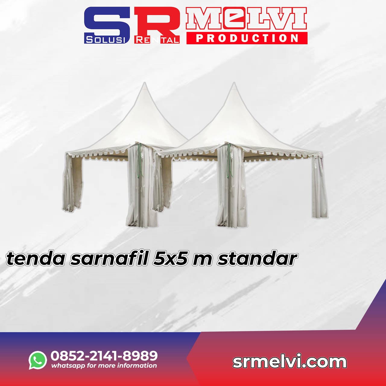 Sewa Tenda Sarnafil 5x5 M Standar untuk event