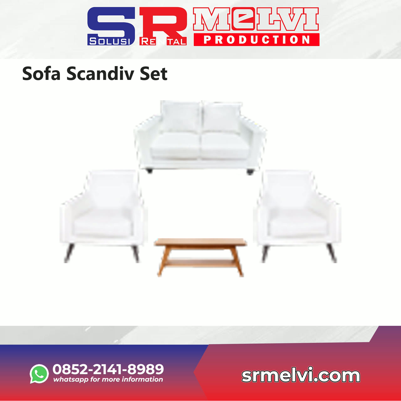 Sewa Sofa Scandiv Set untuk event