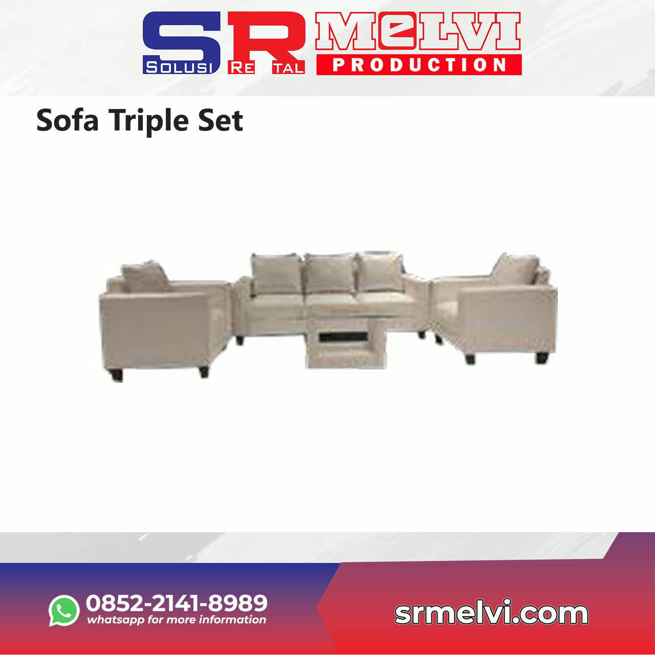 Sewa Sofa Triple Set untuk event