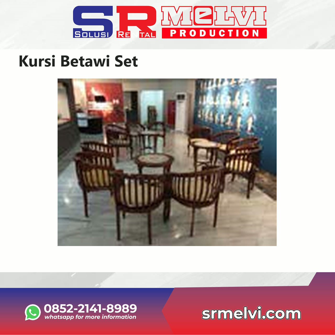 Sewa Kursi Betawi Set