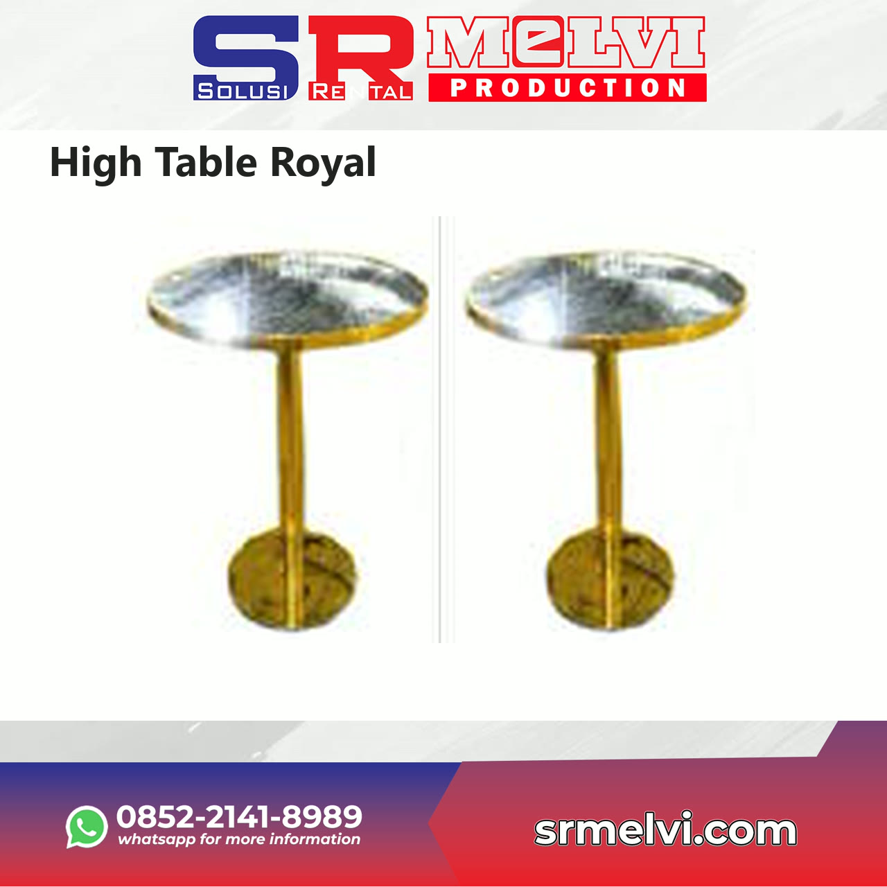 Sewa High Table Royal untuk event