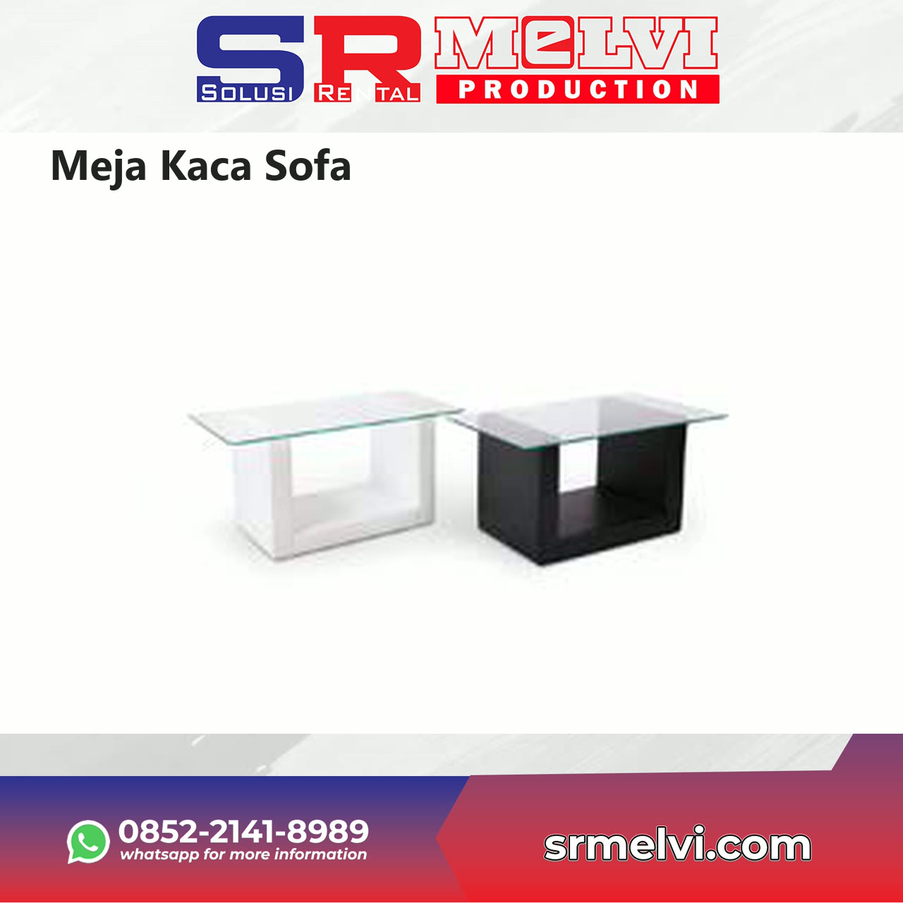 Sewa Meja Kaca Sofa