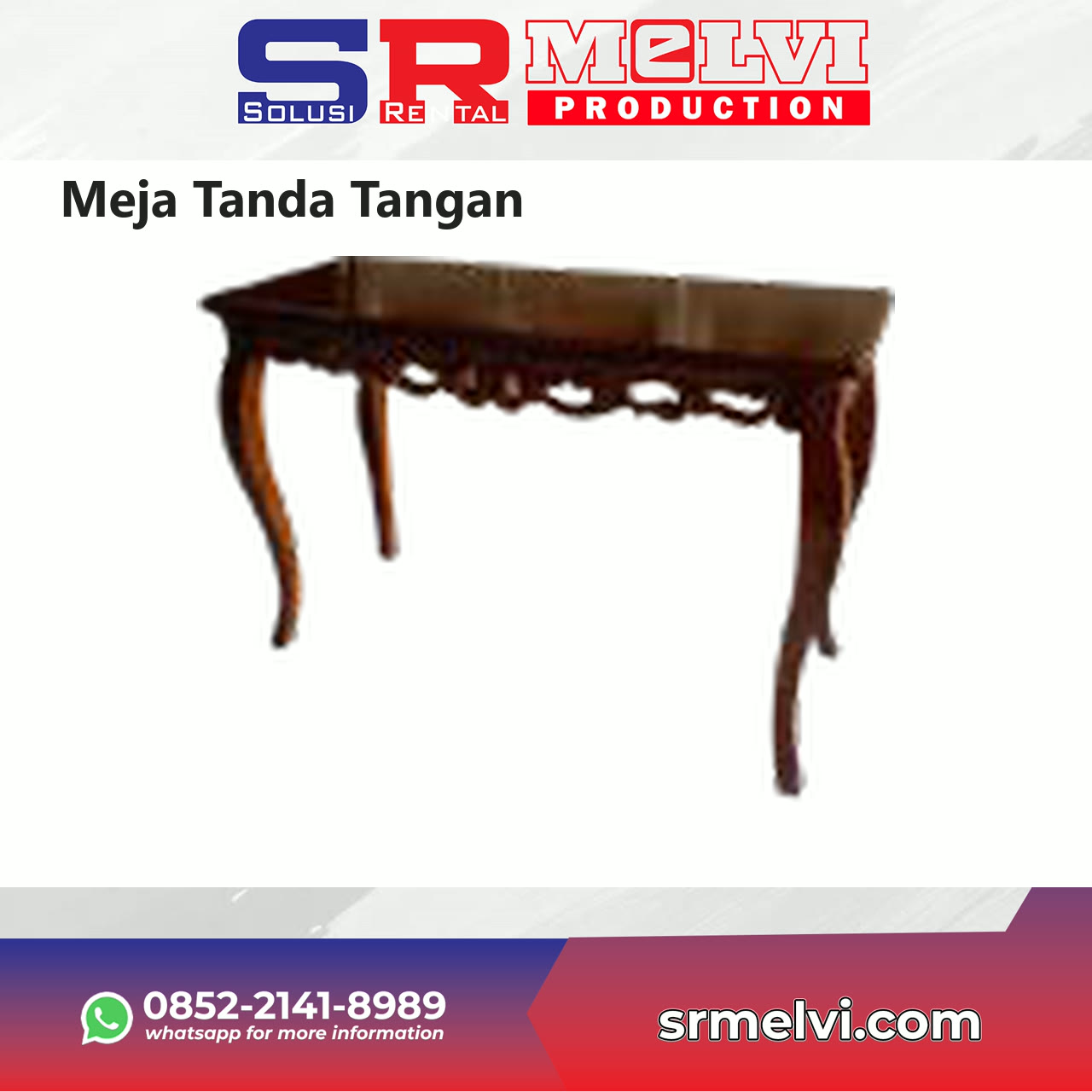 Sewa Meja Tanda Tangan untuk event