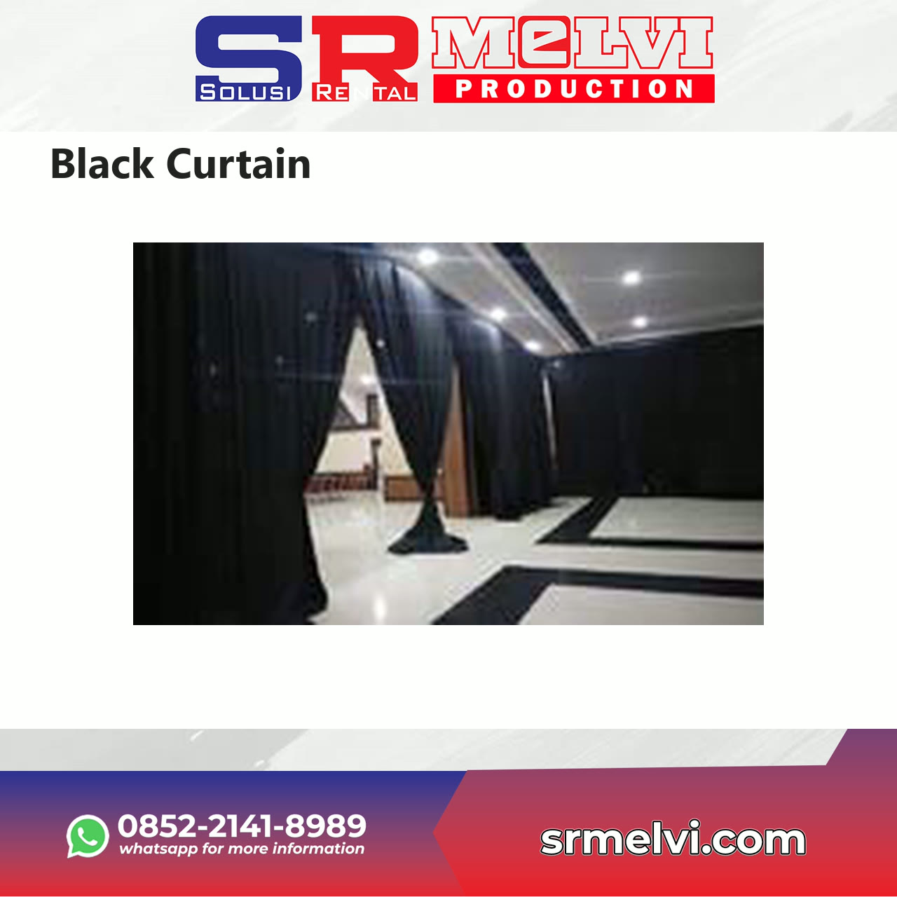 Sewa Black Curtain